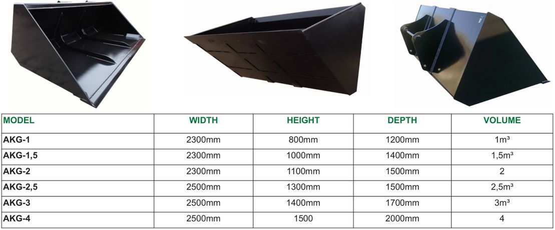 GRAIN BUCKETS